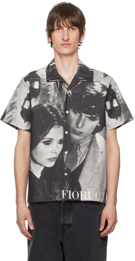 Fiorucci Gray & Black Massimo Shirt Cover