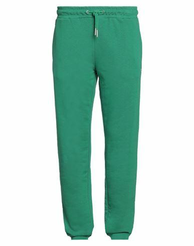 Fila Man Pants Green Cotton, Polyester Cover