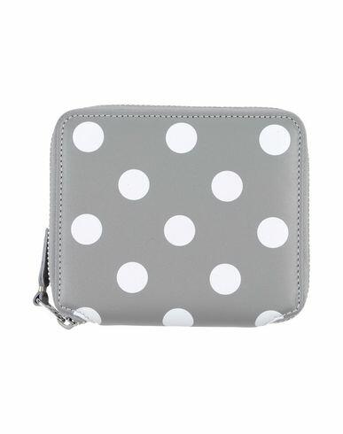 Comme Des Garçons Woman Wallet Grey Soft Leather Cover