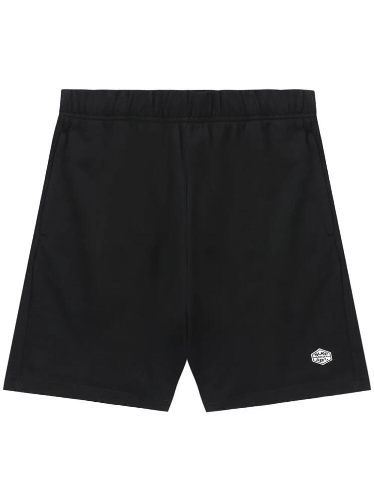 CHOCOOLATE logo print cotton shorts - Black Cover