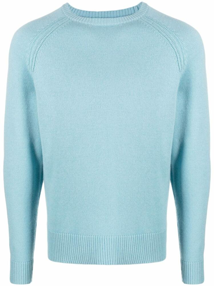 FURSAC crew-neck cotton jumper - Blue Cover