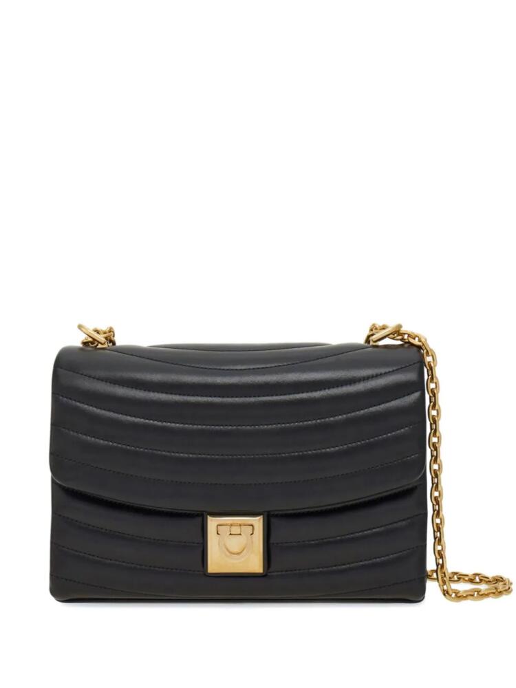 Ferragamo medium Quilted shoulder bag - Black Cover