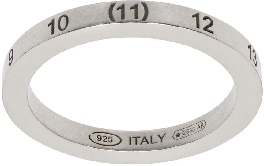 Maison Margiela Silver Numerical Ring Cover