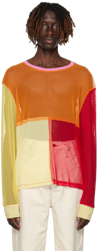 Eckhaus Latta SSENSE Exclusive Multicolor Long Sleeve T-Shirt Cover