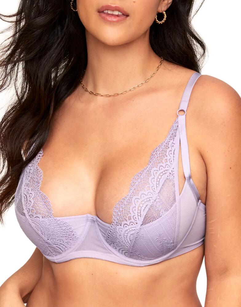 Adore Me Kaia Unlined Quarter Cup Bra in Medium Purple Cover