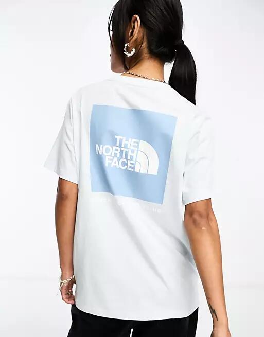 The North Face NSE Box back print T-shirt in light blue Cover