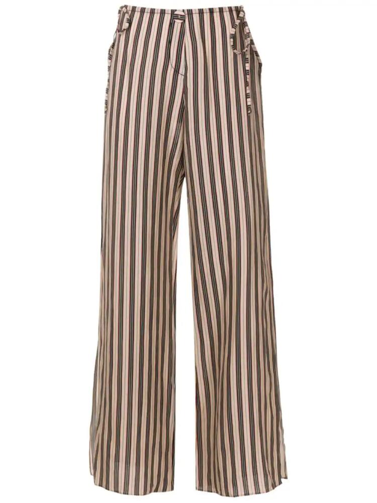 Amir Slama striped wide-leg trousers - Multicolour Cover