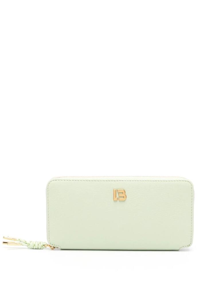 Bimba y Lola logo-plaque leather wallet - Green Cover