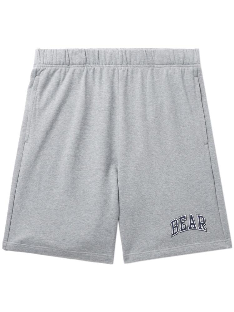 CHOCOOLATE logo-print cotton shorts - Grey Cover