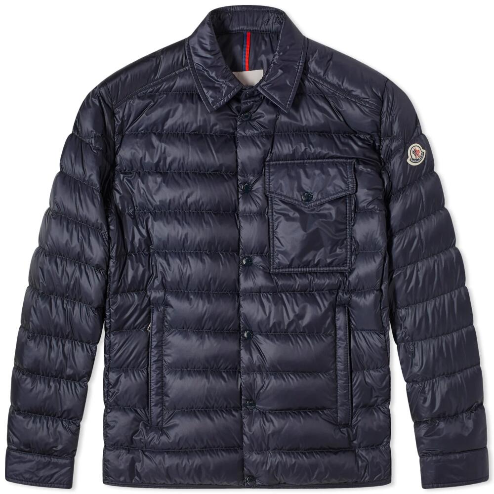 Moncler Men's Tenibres Padded Overshirt in Navy Cover