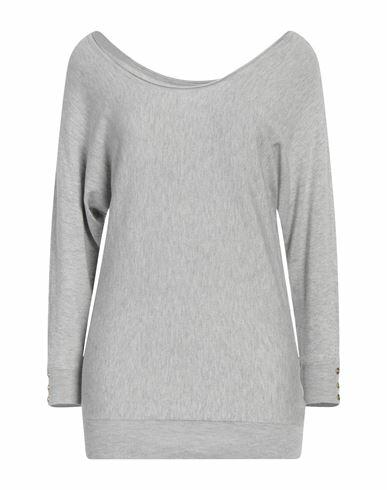 Guess Woman Sweater Light grey Viscose, Polyamide, Elastane Cover