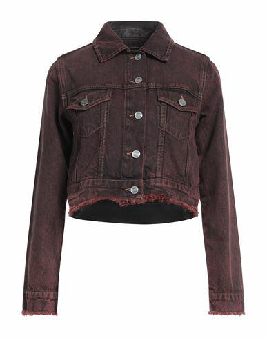 Ganni Woman Denim outerwear Rust Organic cotton Cover