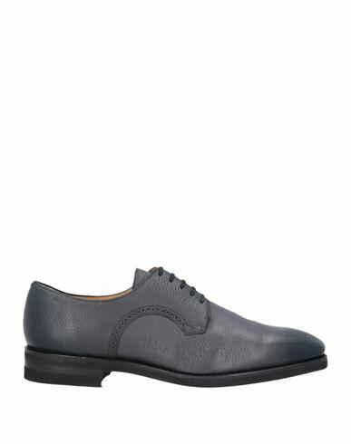 Bally Man Lace-up shoes Midnight blue Leather Cover