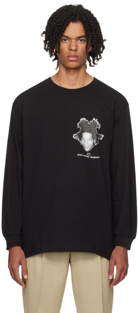 WACKO MARIA Black Printed Long Sleeve T-Shirt Cover