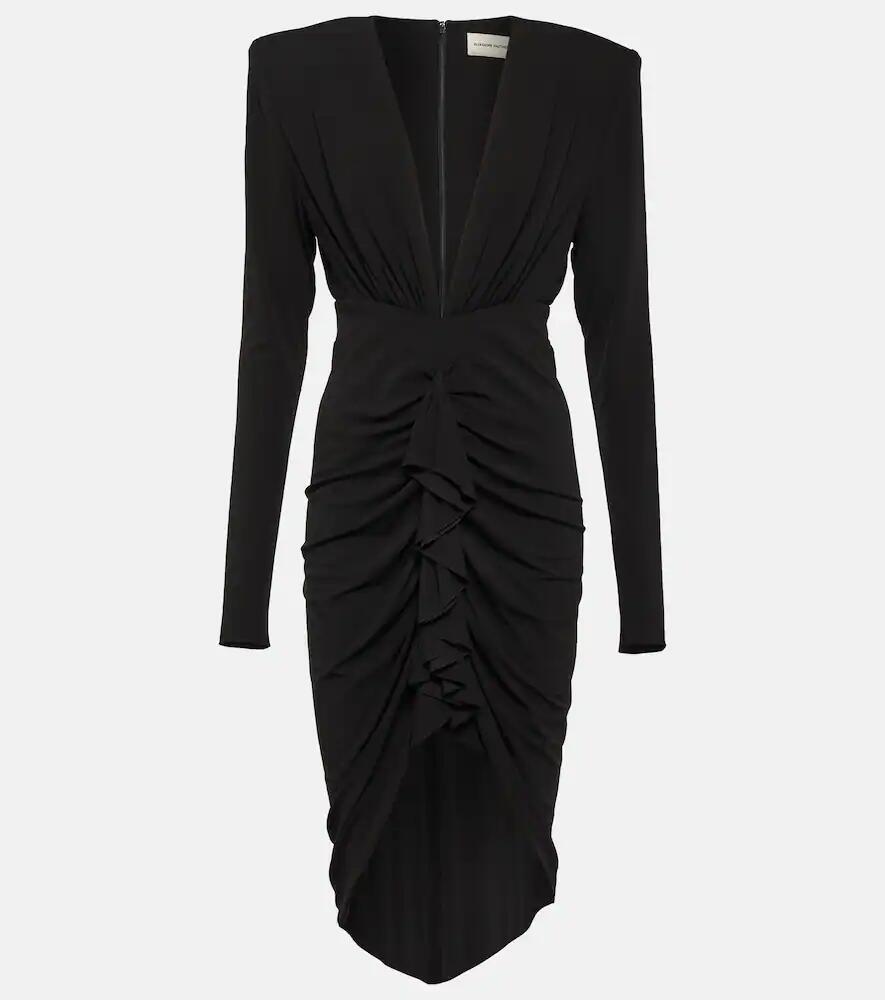 Alexandre Vauthier Draped jersey midi dress Cover