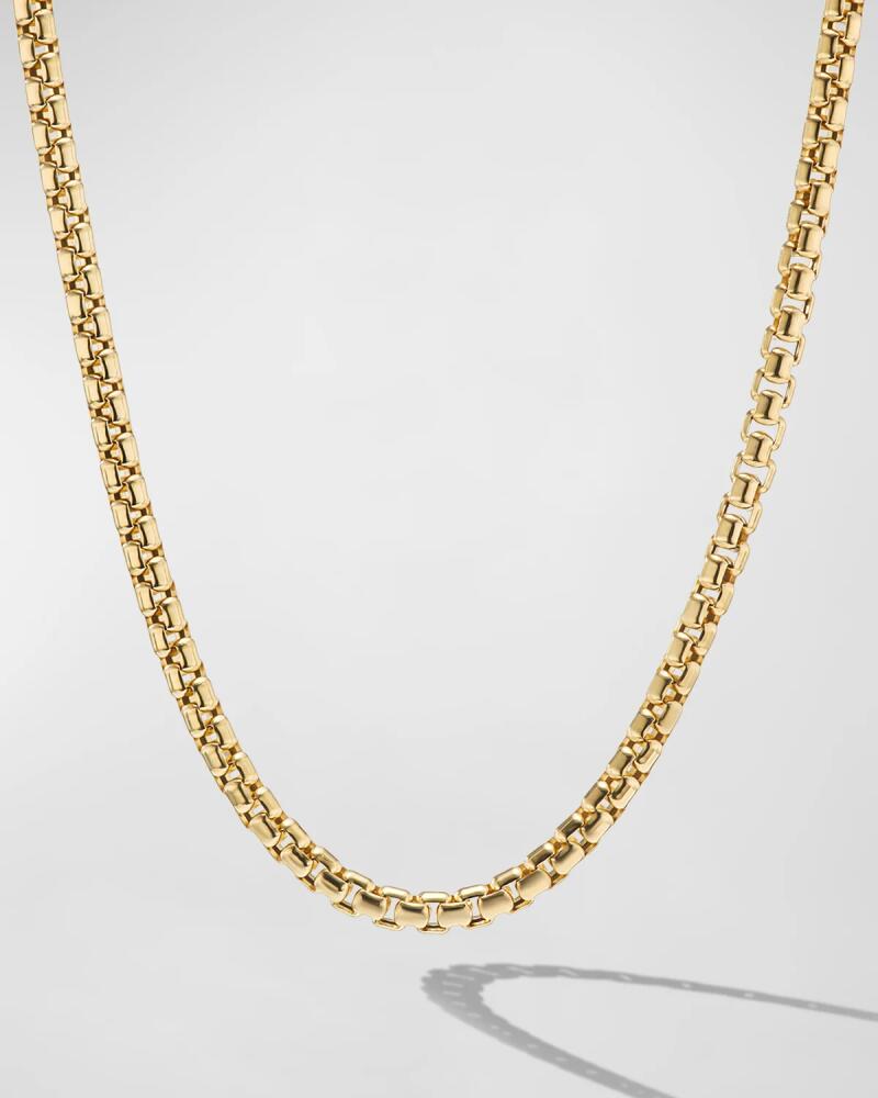 David Yurman Men's Box Chain Necklace in 18K Gold, 2.7mm, 18"L Cover