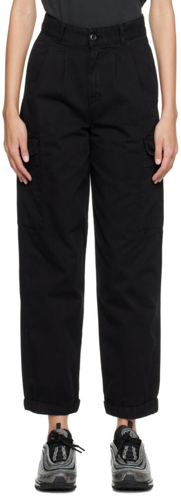 Carhartt Work In Progress Black Collins Trousers Cover