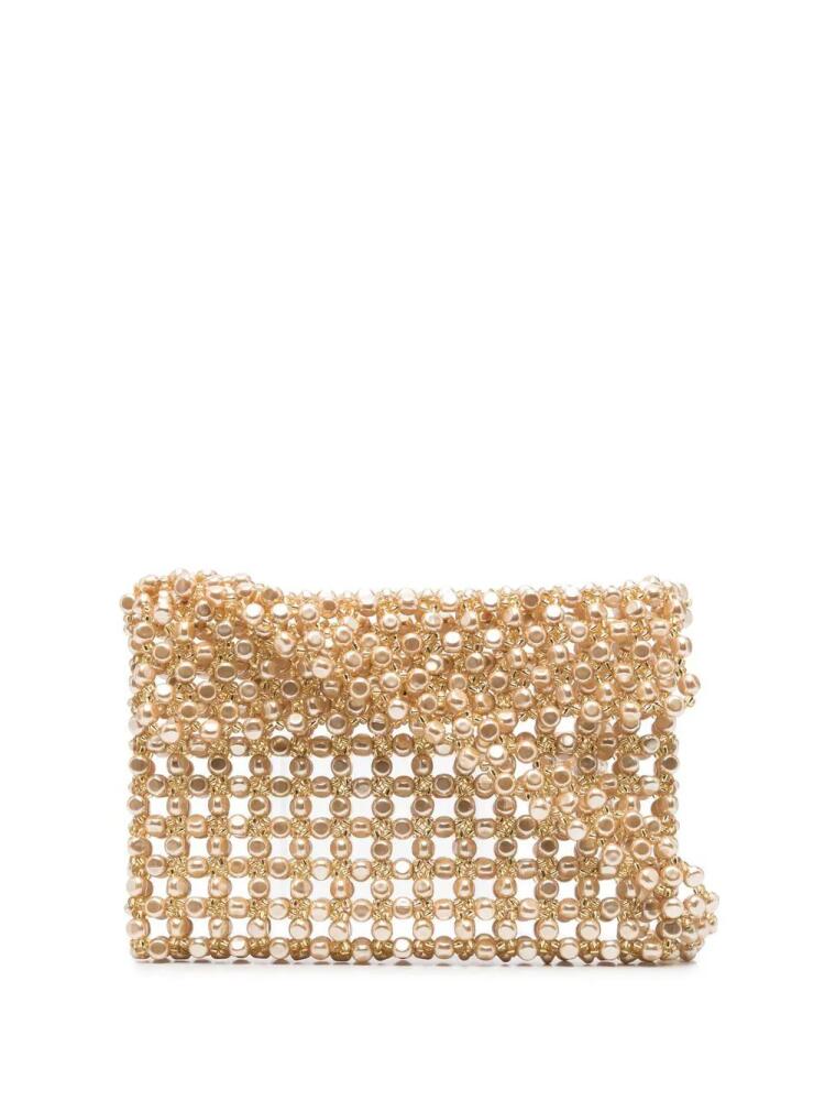 Vanina Le Sablena beaded shoulder bag - Gold Cover