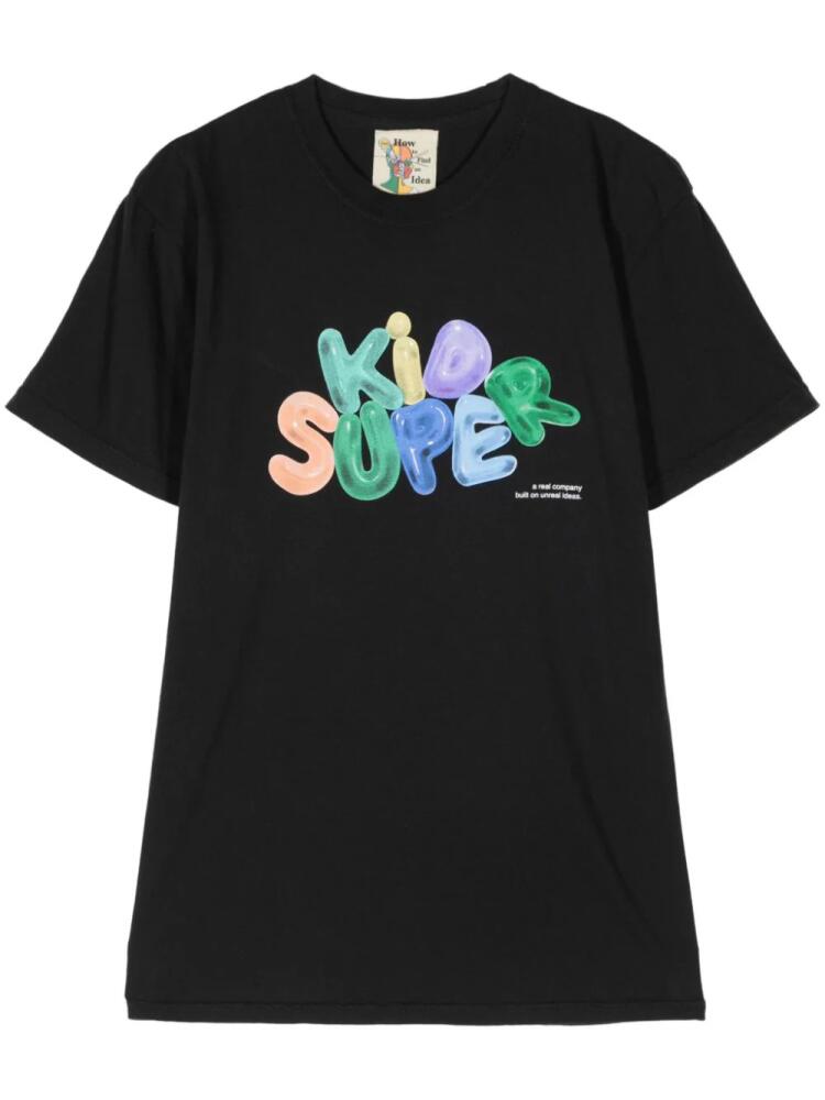 KidSuper Bubble logo-print T-shirt - Black Cover