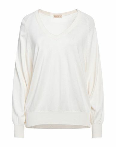 Purotatto Woman Sweater Ivory Silk, Cashmere Cover