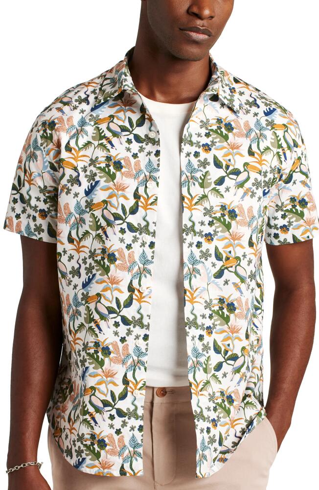 Bonobos Riviera Botanical Short Sleeve Button-Up Shirt in Toucan Paradise Cover