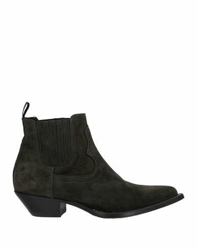 Sonora Woman Ankle boots Dark green Leather Cover