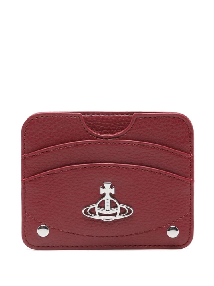 Vivienne Westwood Orb-plaque cardholder - Red Cover