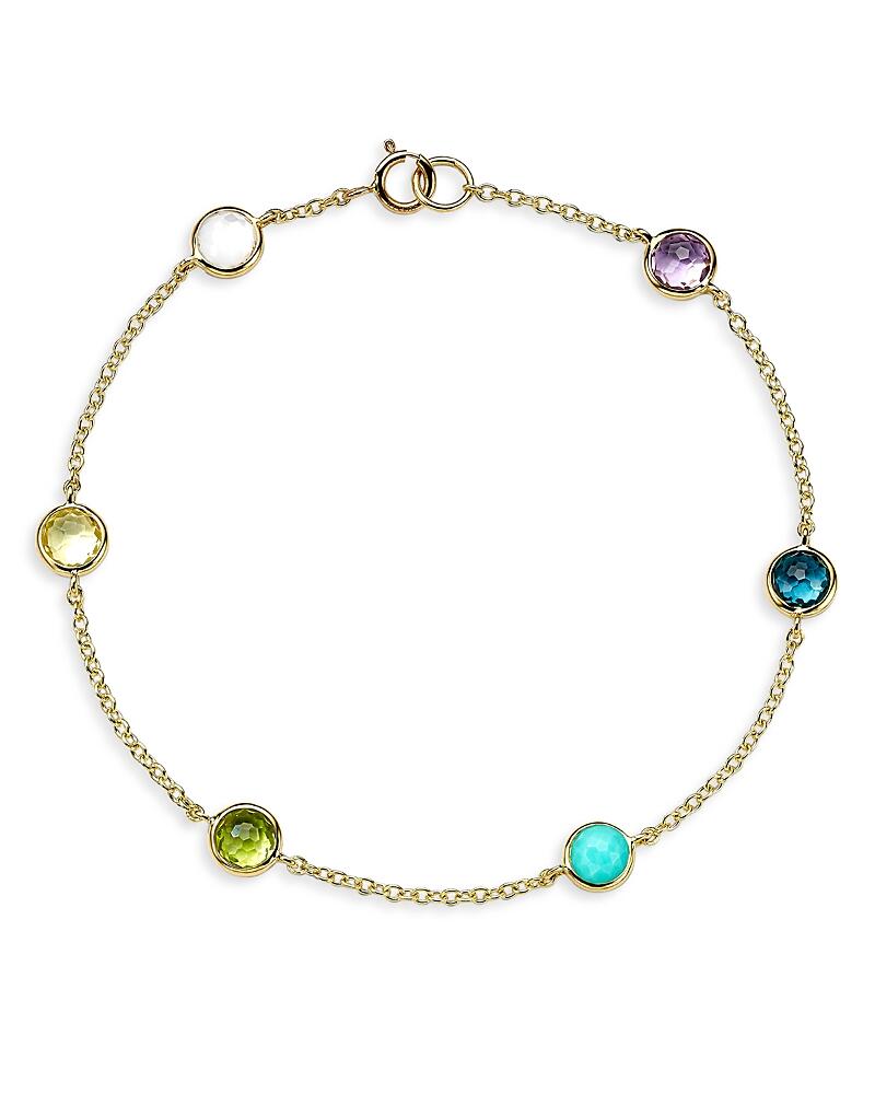 Ippolita 18K Yellow Gold Lollipop Multi-Stone Station Bracelet Cover