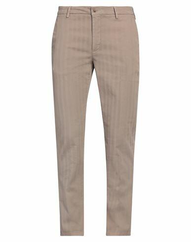 Teleria Zed Man Pants Khaki Cotton, Elastane Cover