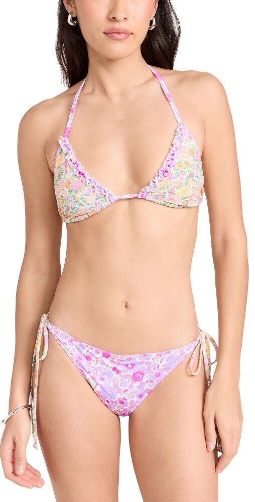 LoveShackFancy Harbor Bikini Set Lavender Lemon Cover