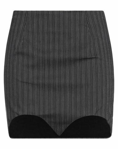 Cinqrue Woman Mini skirt Black Polyester, Rayon Cover