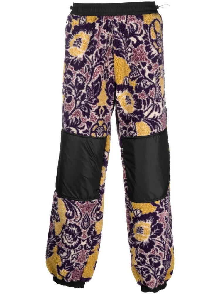 Aries floral-print track-pants - Purple Cover