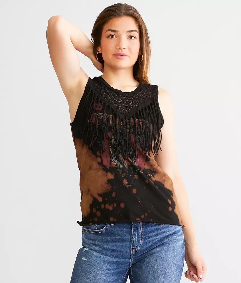 Affliction Blood Moon Fringe Tank Top Cover