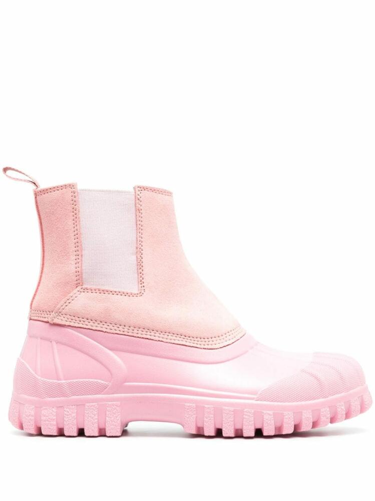 Diemme panelled ankle-length boots - Pink Cover