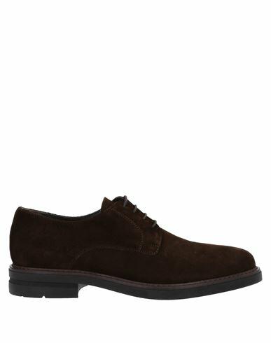 Cafènoir Man Lace-up shoes Dark brown Soft Leather Cover