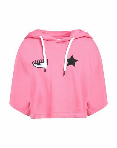 Chiara Ferragni Woman Sweatshirt Fuchsia Cotton Cover