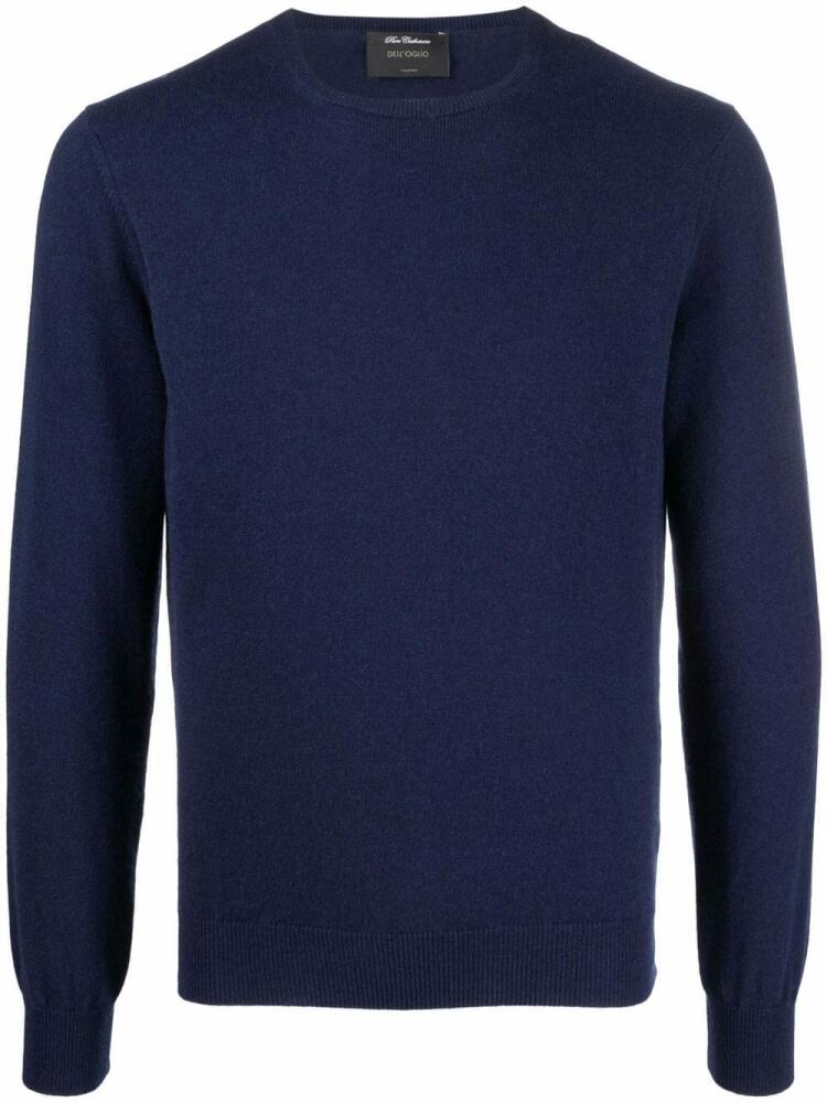 Dell'oglio crew-neck cashmere jumper - Blue Cover