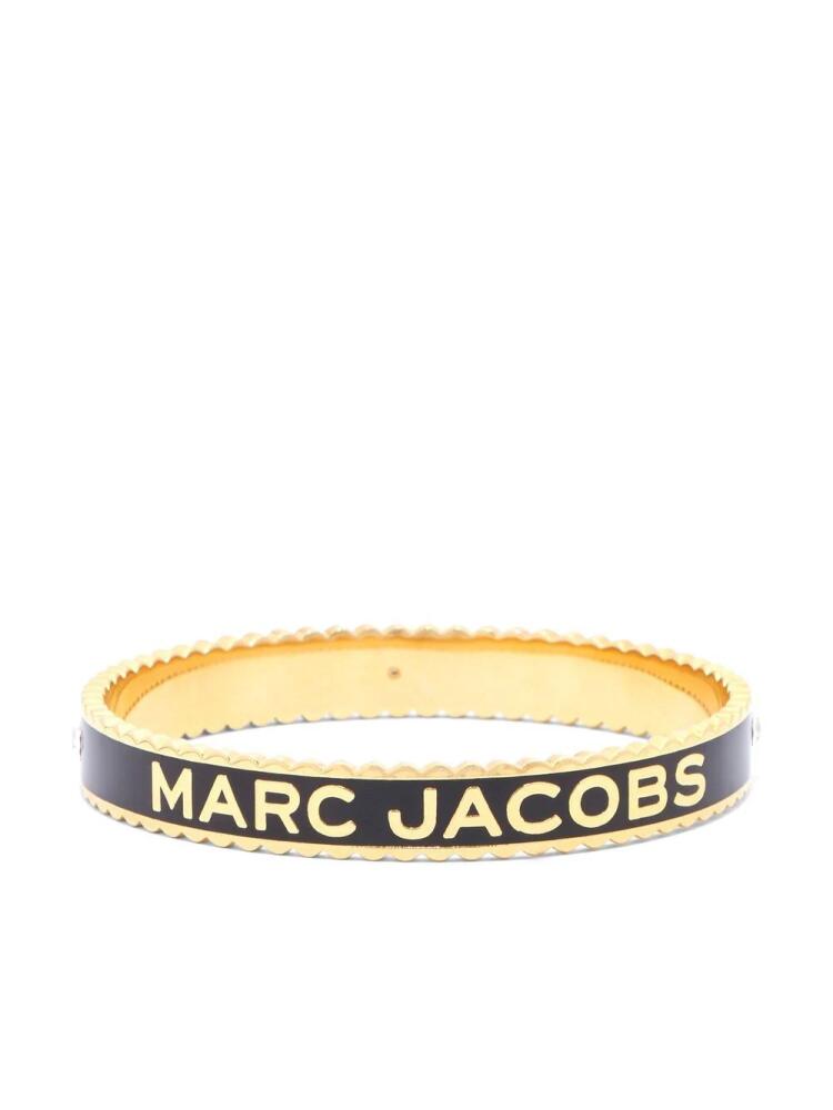 Marc Jacobs large The Medallion bangle - Black Cover