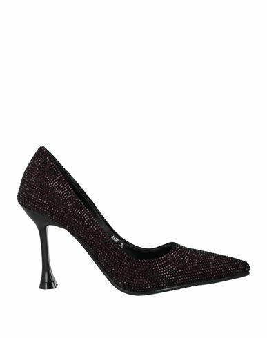 Manufacture D'essai Woman Pumps Burgundy Textile fibers Cover