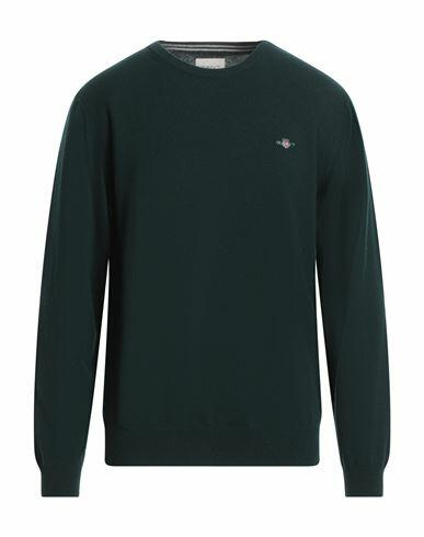 Gant Man Sweater Dark green Lambswool Cover