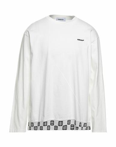 Ambush Man T-shirt White Cotton, Polyamide, Elastane Cover