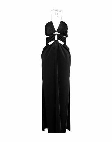 4giveness Woman Maxi dress Black Polyamide, Elastane Cover