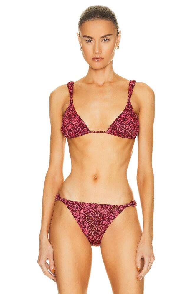 Ulla Johnson Catalina Bikini Top in Red Cover