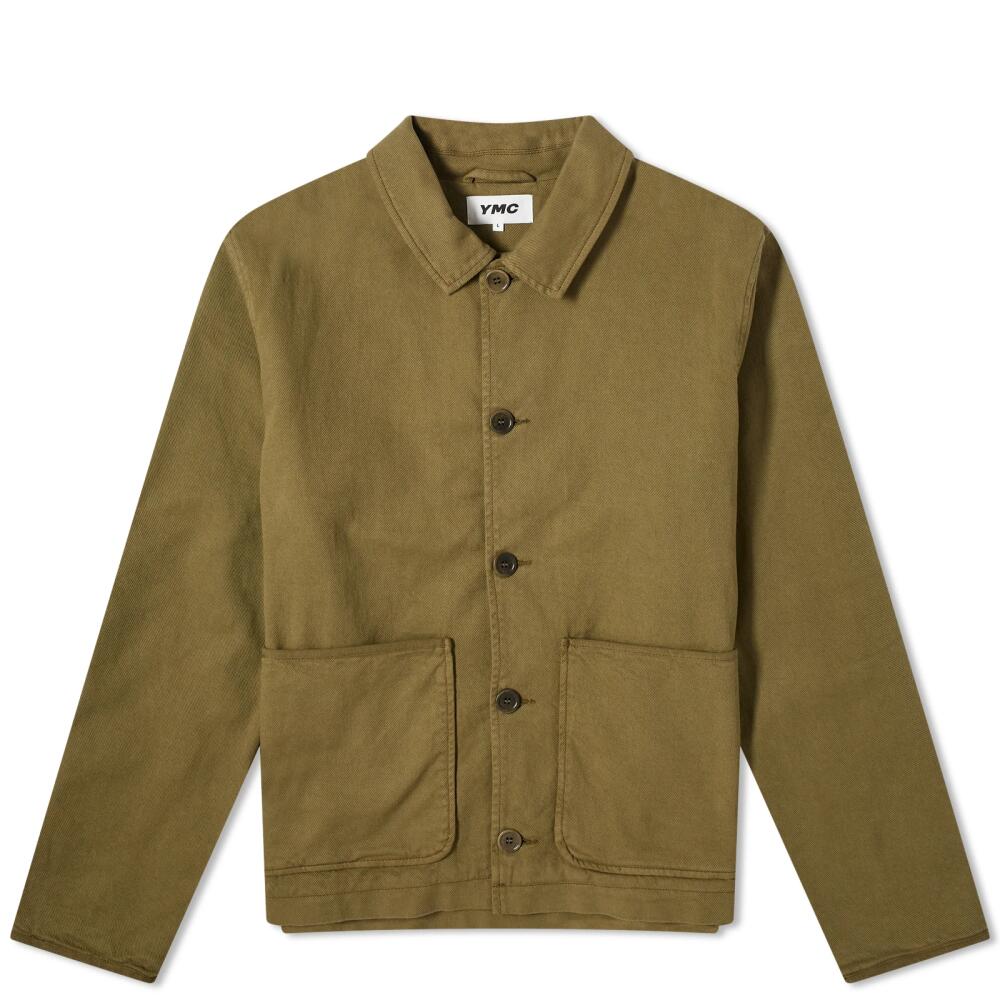 YMC Men's Groundhog Jacket in Olive Cover