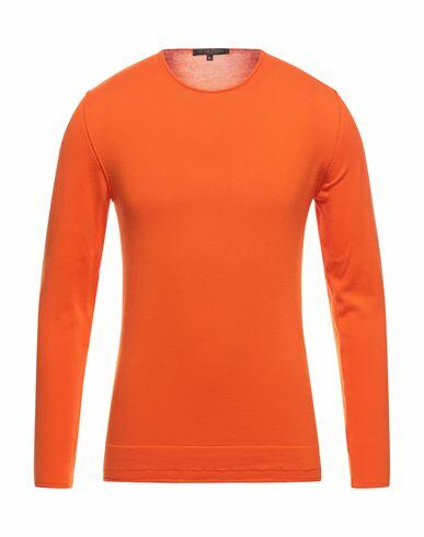 Brian Dales Man Sweater Orange Cotton Cover