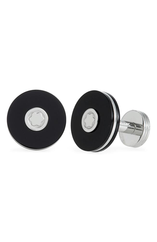 Montblanc PIX Cuff Links in Black Cover