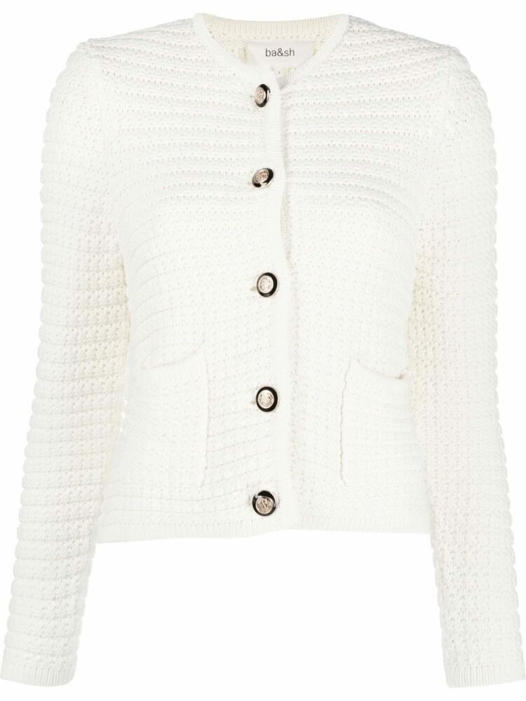 Ba&Sh Gaspard round-neck cardigan - White Cover