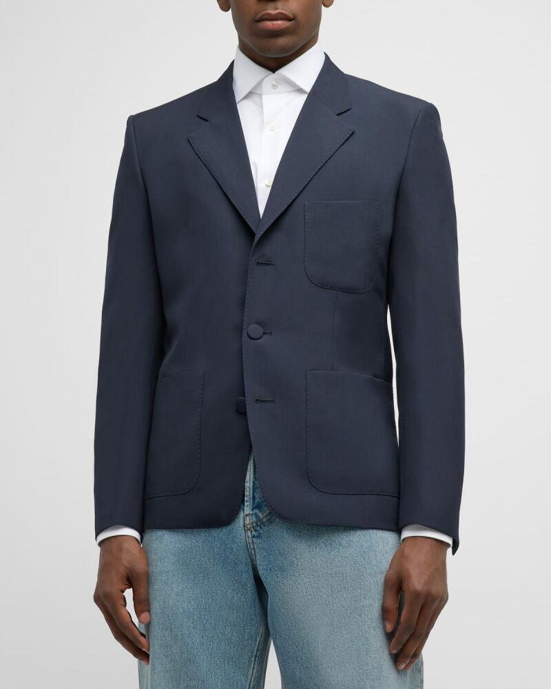 Givenchy Men's Schoolboy Wool Blazer Cover