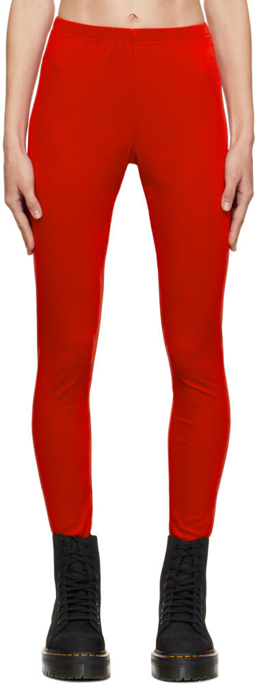 Junya Watanabe Red Elasticized Leggings Cover