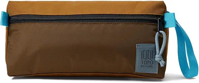 Topo Designs Travel Toiletry Kit (Desert Palm/Pond Blue) Bags Cover